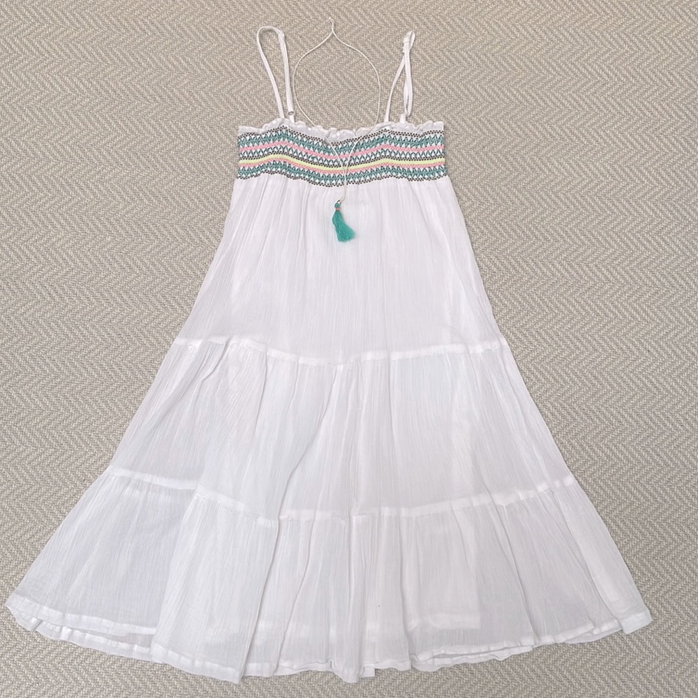 MINI MOLLY Embroidered Dress with Matching Necklace